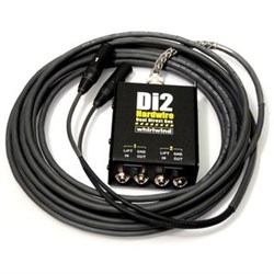 Whirlwind Box to Fan 2-Channel DI to XLR Fanout  25 ft  W1509  Snakeskin